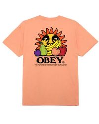 Obey - Die Zukunft ist die Frucht unseres Labour T-Shirt - Lyst