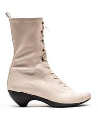 Tracey Neuls - Tanya Off Or Ivory Leather Tall Boots - Lyst