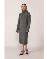 Dixie - Layered Knit Roll Neck Dress S - Lyst