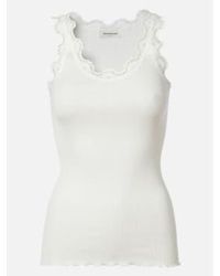 Rosemunde - Silk Top With Lace L - Lyst