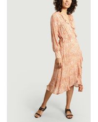 second female lily wrap dress