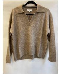 Suncoo - Patcho Taupe Knitted Sweater T2 - Lyst