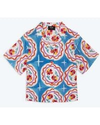 Lowie - Lyocell Plate Print Shirt S - Lyst
