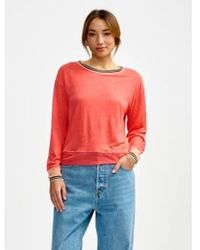 Bellerose - Senia T-shirt Linen Coral 0 - Lyst