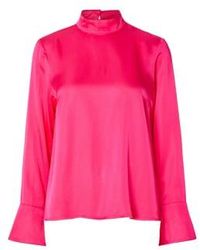 SELECTED - Ivy Long Sleeve Blouse Hot - Lyst