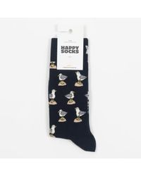 Happy Socks - Chaussettes mouette dans la marine - Lyst