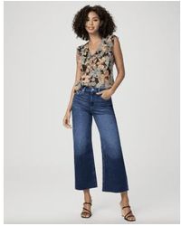 PAIGE - Anessa Jeans pierna ancha - Lyst