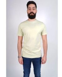 Remus Uomo - Pistache T-shirt en coton ficture à pistache - Lyst