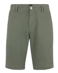 BOSS - Boss Slice Short Open Slim Fit Shorts In Stretch Cotton 50487993 343 - Lyst