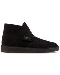 Clarks Suede Originals Desert Coal Lace-up Shoes in Black for Men - Save  17% | Lyst