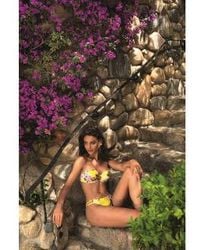 Lise Charmel - Jardin delice bikini sin tirantes en amarillo - Lyst