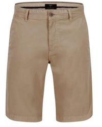 Fynch-Hatton - Sand Cotton Stretch Chino Shorts 32 - Lyst