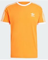 adidas - Original naranja adicolor classics 3 stripe mens t shirt - Lyst