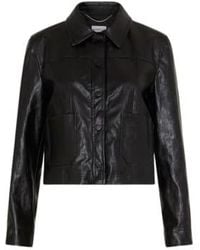 Marella - Faux Leather Jacket 8 - Lyst