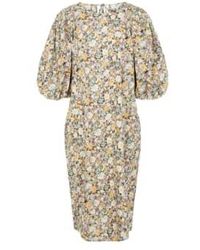 Object - Floral Dress With Puff Sleeves 40 - Lyst