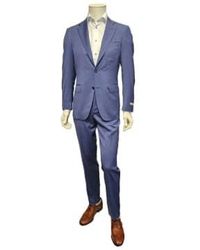 Canali - Light Micro Check Modern Fit Suit 13280/31/7r-bf00259/404 48 - Lyst
