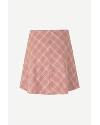 雑誌で紹介された Samsoe & Samsoe スポーツ・アウトドア スカート UMA SKIRT - Pleated skirt - dark powder pink スカート