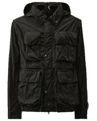 C.P. Company - C.p. entreprise -r goggle utility veste veste noire - Lyst