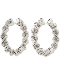 Pilgrim Annika Rope Chain Hoop Earrings - Metallic