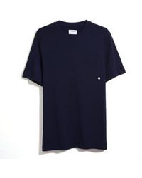 Farah - F4ksd007 stacy pocket t-shirt dans true - Lyst