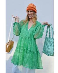 Stella Nova - Mini-robe à paillettes à la menthe brillante - Lyst