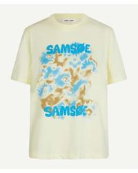 Samsøe & Samsøe - Sadalila T Shirt Pear Sorbet Xs - Lyst