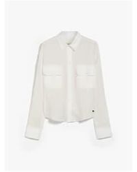 Weekend by Maxmara - Eureka Double Pocket Linen Shirt Size: 14, Col: Colon 12 - Lyst