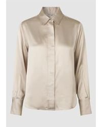 Second Female - Galla Classic Shirt French Oak 36 - Lyst