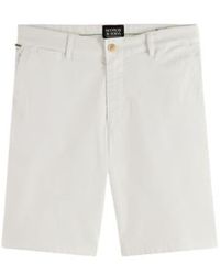 Scotch & Soda - Stuart Garment Dye Chino Shorts 32 - Lyst