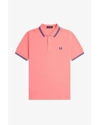 Fred Perry - M3600 polo camisa calal cala/cobalt - Lyst