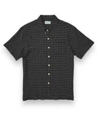 Oliver Spencer - Riviera camisa manga corta priorato negro - Lyst