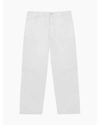 Cordera - Straight Denim Pants Off-white - Lyst