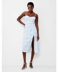French Connection - Camille Echo Crepe Strappy Dress-71wgc Uk 12 - Lyst