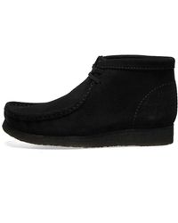 Clarks Schwarzer Wildleder 2613381 Originals Wallabee Stiefel