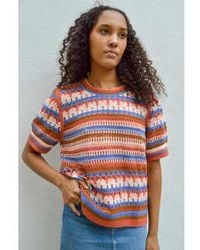 Yerse - Multicolour Tile Crochet Sweater L - Lyst
