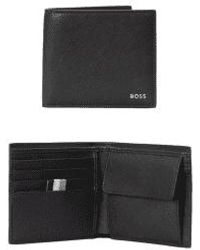 BOSS - Zair 4 Card Slots Coin Wallet Os - Lyst