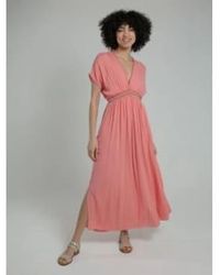 Nooki Design - Salsa Smocked Maxi Dress S / Coral - Lyst