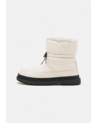 COACH - Kailee Nylon-jacquard And Sheepskin Snow Boots - Lyst