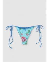 Frankie's Bikinis - S Camilla Floral Print String Bikini Bottoms - Lyst
