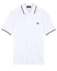Fred Perry - Ice Maroon Twin Tipped M 12 Polo Shirt - Lyst