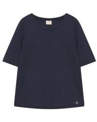 Cashmere Fashion - The Shirt Project Organic Botton Modal Mix Shirt Round Neckline Halbarm - Lyst