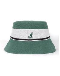 Kangol - Bermuda Stripe Bucket Hat Turf Large - Lyst