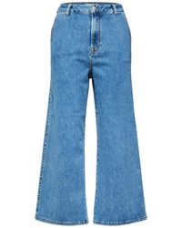SELECTED Randi Hw Jeans Cropped - Blue