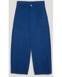 YMC - Peggy pantalón azul - Lyst