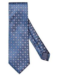 Eton - Dark Silk Medallion Tie One Size - Lyst