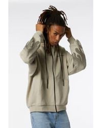 Vision Of Super - Sand Negative Flames Zip Up Hoodie Extra Large - Lyst