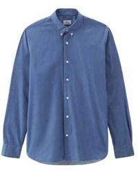 Woolrich - Chemise chambray classique clair - Lyst