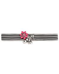 Essentiel Antwerp Cinturón Vavalon Pink Stripe - Multicolor