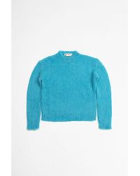 turquoise knit sweater