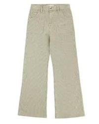 seventy + mochi - Queenie Jeans Khaki Stripe 26 - Lyst